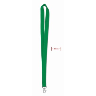Lanyards de colores con gancho metálico